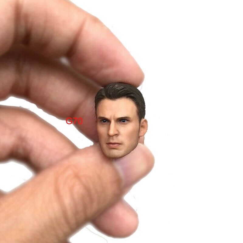 Mô Hình Đầu Nhân Vật Captain America Tỉ Lệ 1 / 12
