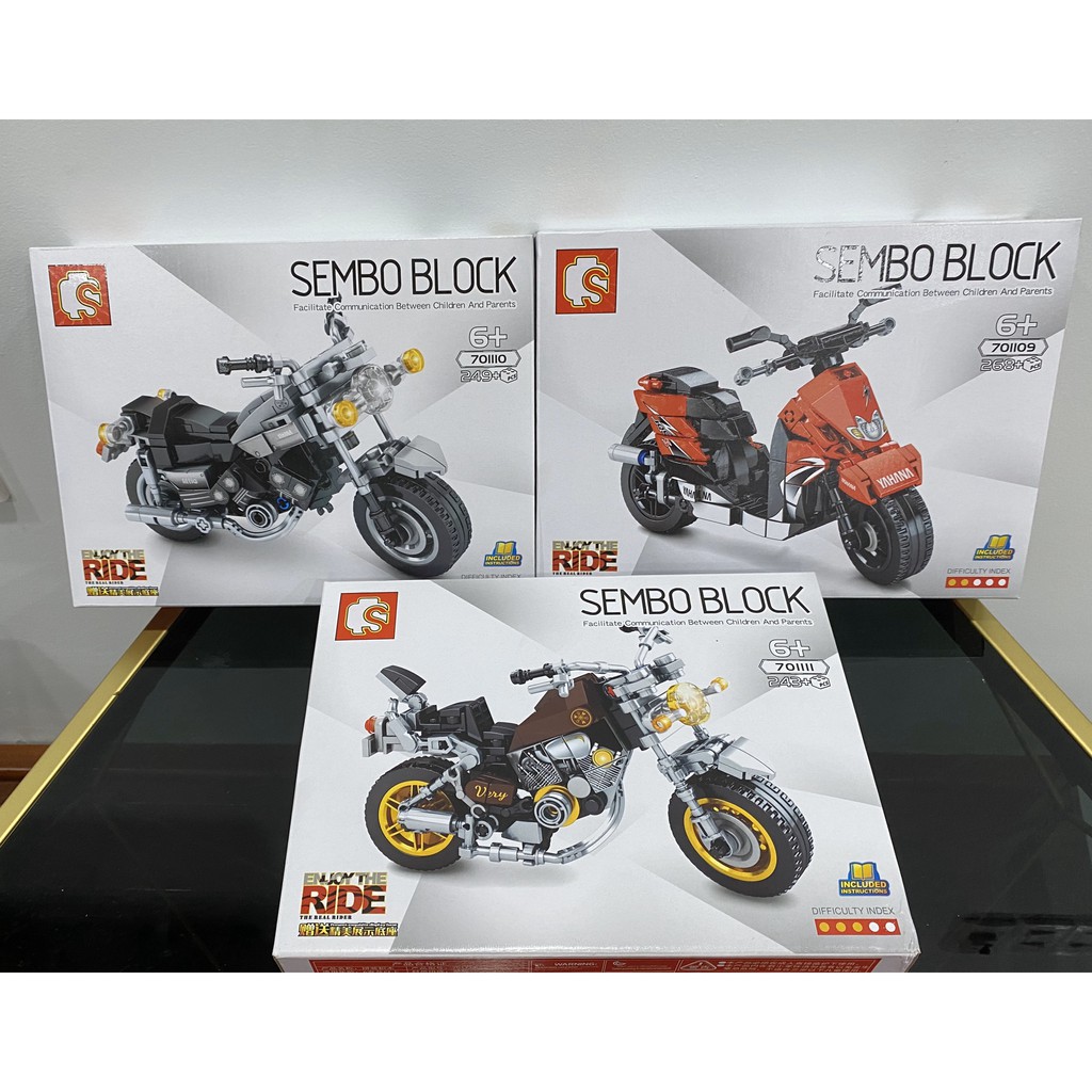 lego technic Motorcycle lắp ráp xe mô tô