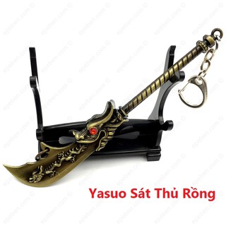 Móc Chìa Khóa Mô Hình Vũ Khí Yasuo Sát Thủ Rồng Liên Minh Huyền Thoại