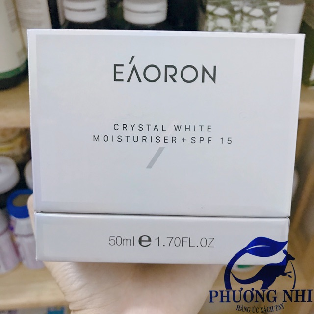 KEM DƯỠNG TRẮNG DA EAORON CRYSTAL WHITE MOISTURISER SPF15