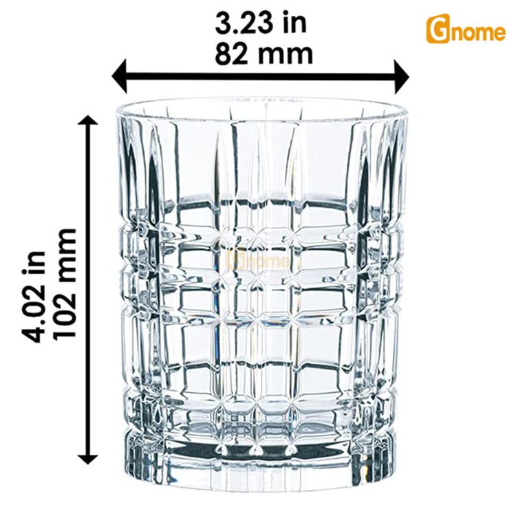Cốc pha lê Nachtmann Square 101050 WHISKEY 4 món