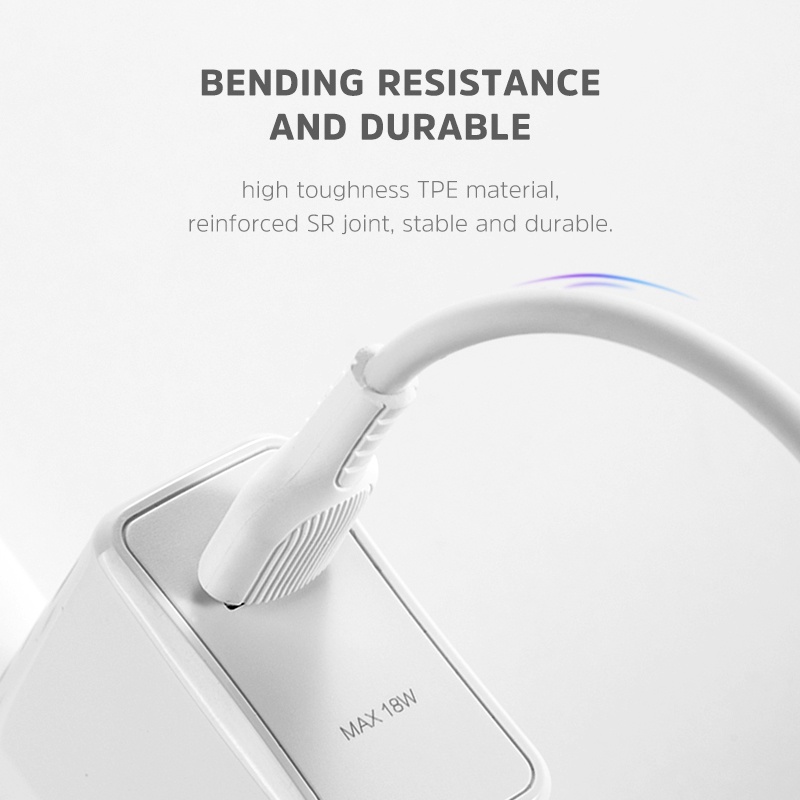 Cáp sạc nhanh KIVEE CT313 1.6M Micro USB type C chất lượng cao ốp