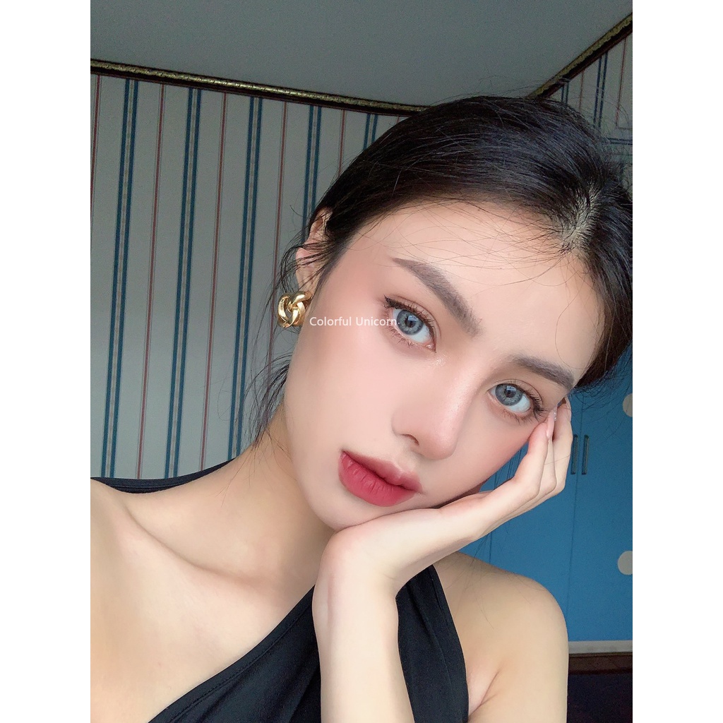 Cặp kính áp tròng COLORHUNTER 0 - 8 độ 14.0mm dùng một năm tiện lợi