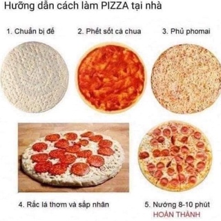 Set 5 đế bánh pizza 20cm