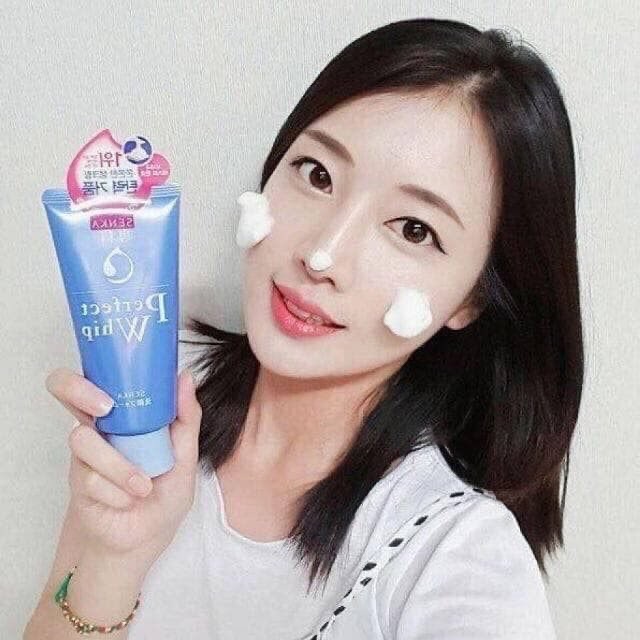 Sữa rửa mặt SenKa Perfect whip trắng, hồng, xanh