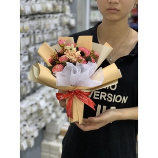 HOA LỤA BÓ KIỂU HÀN QUỐC CỰC XINH