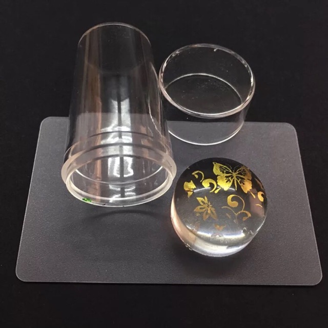 Con Dấu In Móng Tay Nail Silicon , Có Nắp 409