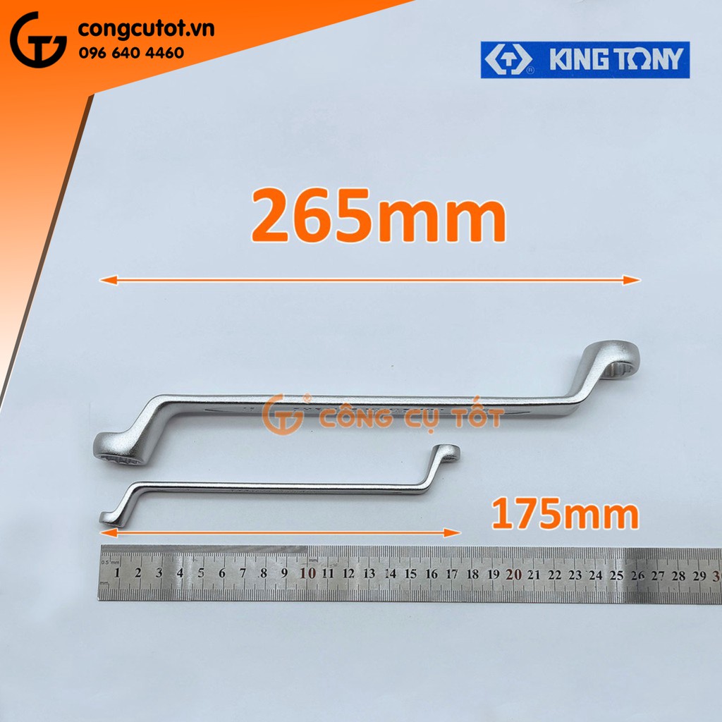 Bộ cờ lê 2 đầu vòng 6-17mm Kingtony