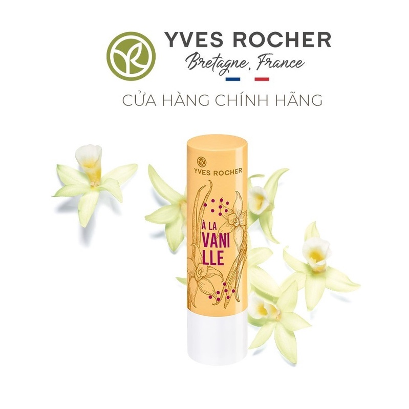 Son Dưỡng Môi Chiết Xuất Từ Hương Vani Yves Rocher Vanilla Lip Balm 4.8g