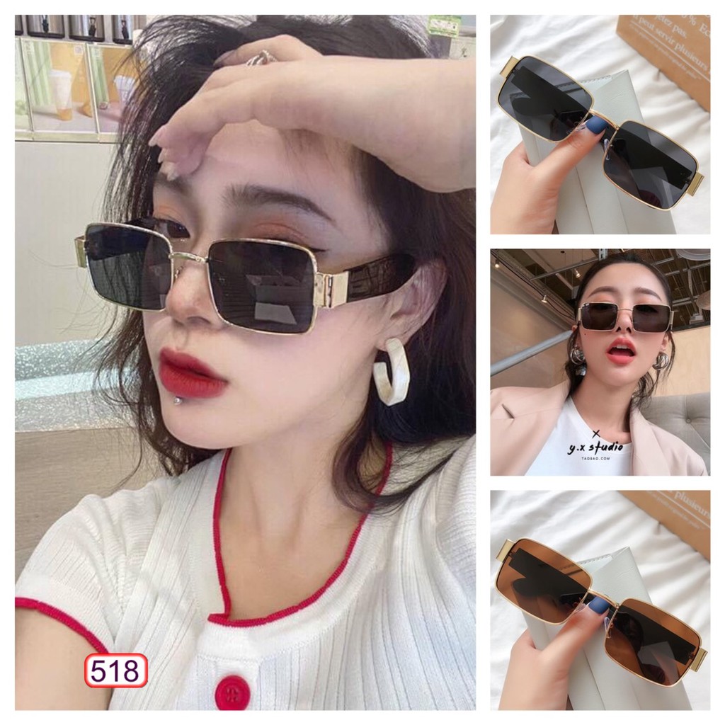 [Mã FARSSTGRE giảm 5K đơn bất kỳ] MẮT KÍNH THỜI TRANG SIÊU CẤP HOT TREND 3113 518 FORM VUÔNG HÀN QUỐC