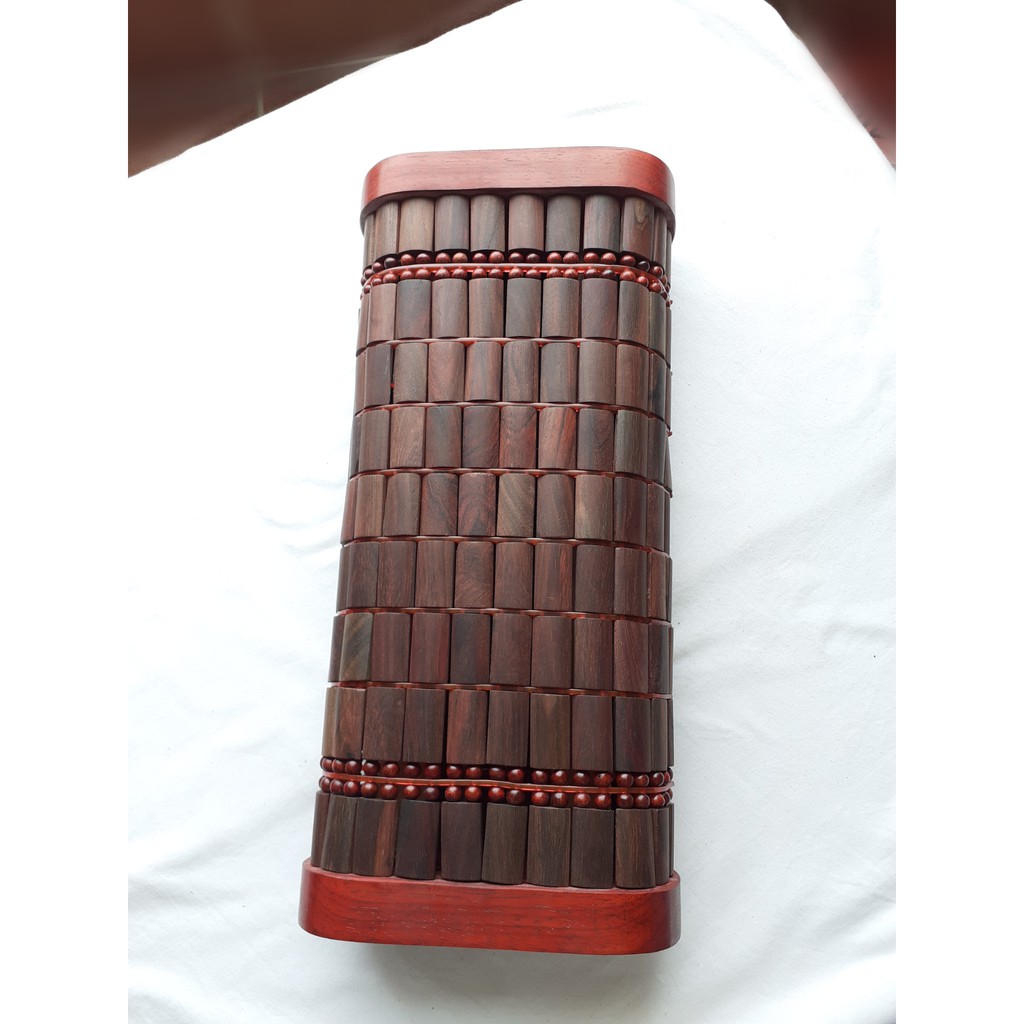 Gối điều hòa massage mặt gỗ trắc, gỗ hương cao cấp