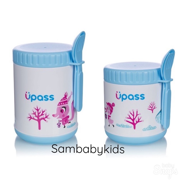 Hộp giữ ấm thức ăn kèm thìa và dĩa Upass