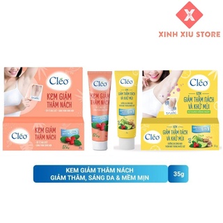 Kem giảm thâm nách, khử mùi cleo giúp làm sáng vùng da dưới cánh tay, mềm mại, thơm mát 35g