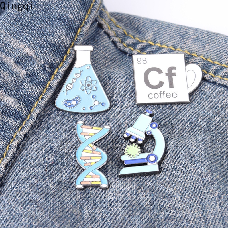 Ghim cài áo Miss Zoe hình kính hiển vi hoạt hình sáng tạo cho trẻ