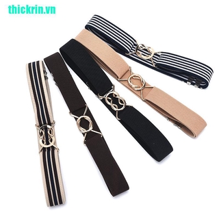 Thắt Lưng Nữ Vải Canvas Co Giãn Thời Trang