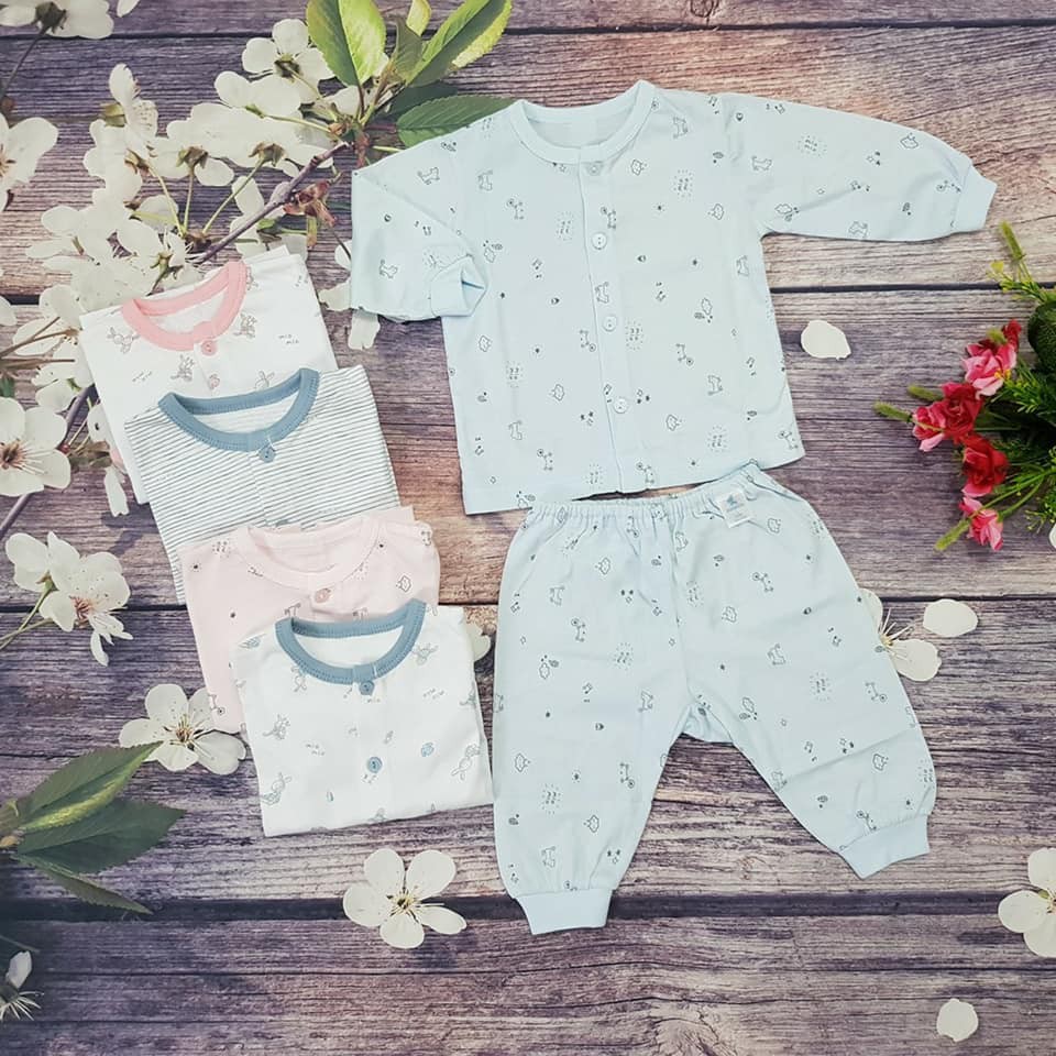bộ quần áo cotton Mio cho bé sơ sinh