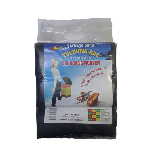 1 kg túi đựng rác đen cao cấp