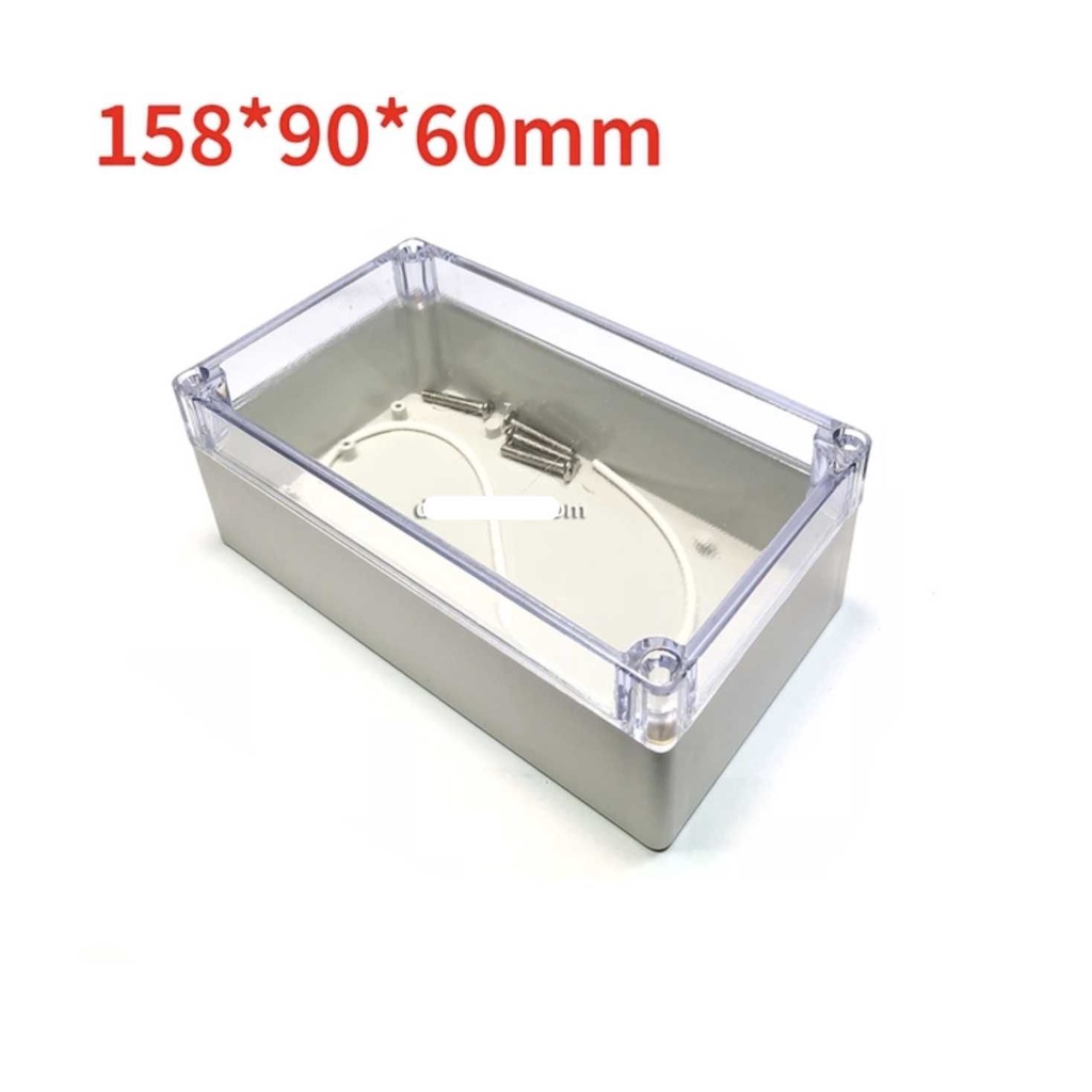 Hộp Nhựa Chống Nước Nắp Trong Suốt 158x90x60mm 158*90*60mm