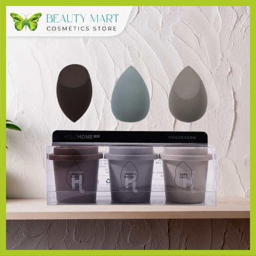 Mút tán kem nền Holdhome - Mềm mịn, ít hút nền