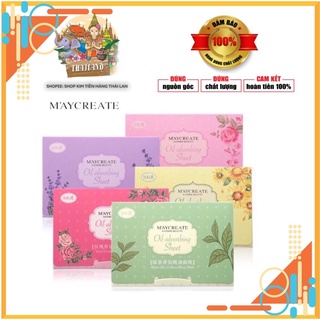 Bịch 100 miếng giấy thấm dầu maycreate nội địa trung