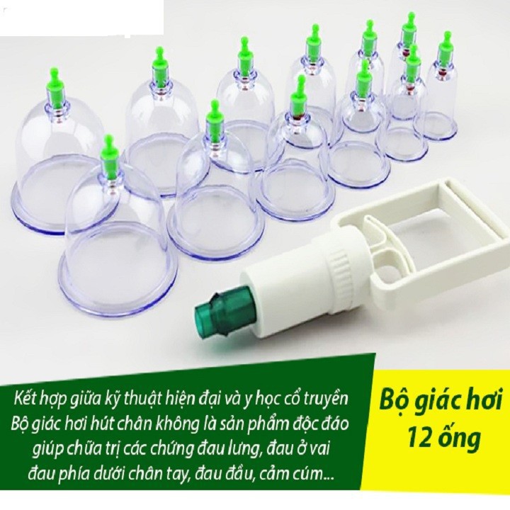 Bộ giác hơi không dùng lửa 12 ống