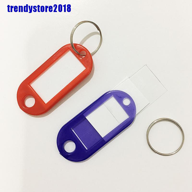 Set 30 Thẻ Phân Loại Chìa Khóa / Thẻ Id Nhiều Màu Tiện Dụng Cho Khách Sạn