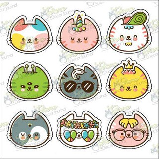 Sticker face Meowy
