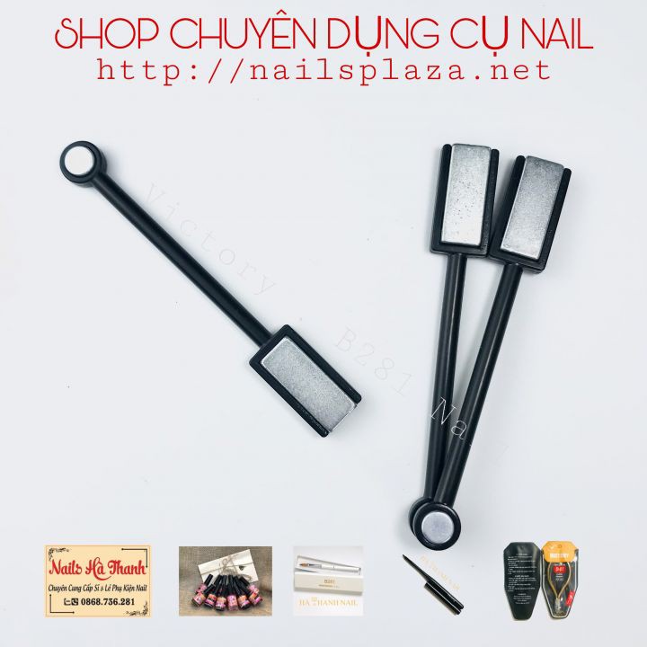 Thanh Hơ Nam Châm Mắt Mèo 2 Đầu Vuông Tròn