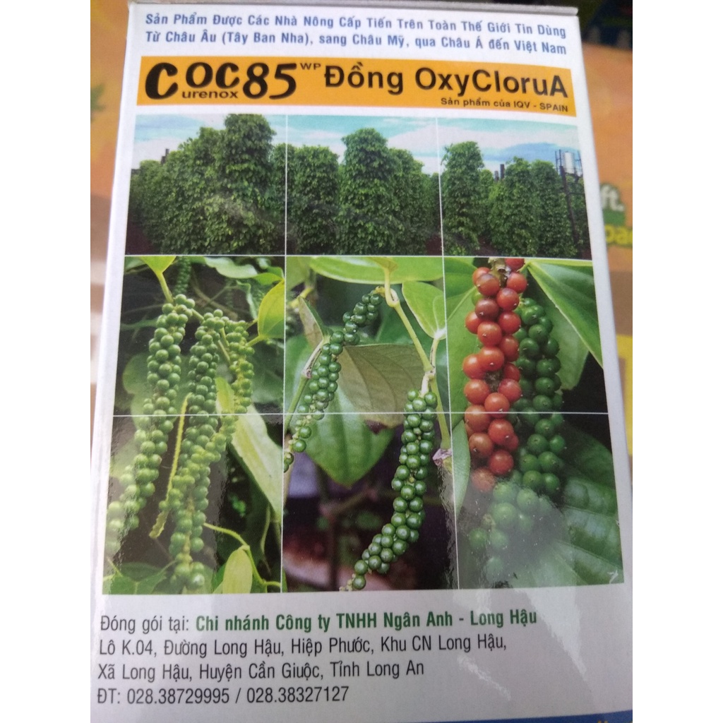 Hộp 10 gói trừ bệnh cây trồng Đồng OxyClorua CoC 85- gói 20 g