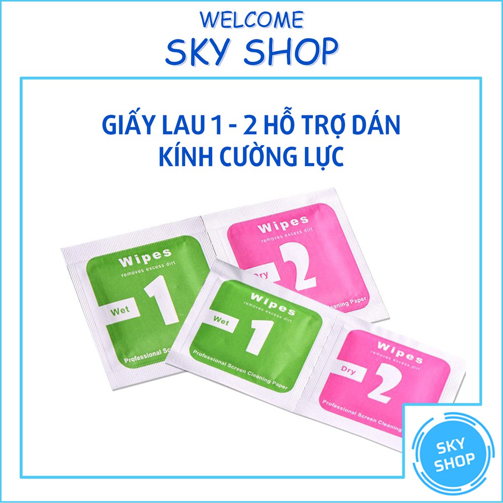 Giấy Lau 1 2 Cho Kính Cường Lực iphone 5/5s/6/6s/7/7plus/8/8plus/plus/x/xr/xs/11/12/pro/max