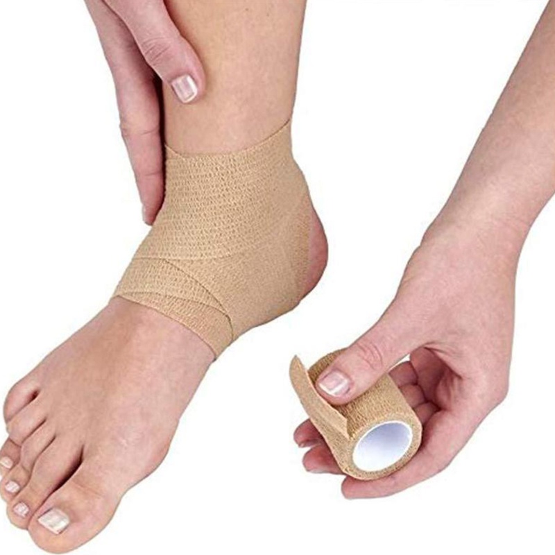 Băng Quấn Đầu Gối Co Giãn Thoáng Khí Hỗ Trợ Luyện Tập Thể Thao