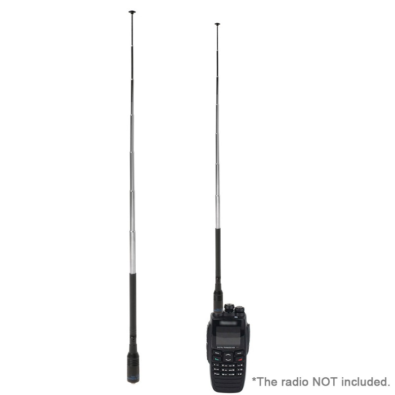 Anten SMA-F có thể gấp nhỏ thu sóng UHF/ VHF cho máy bộ đàm cầm tay