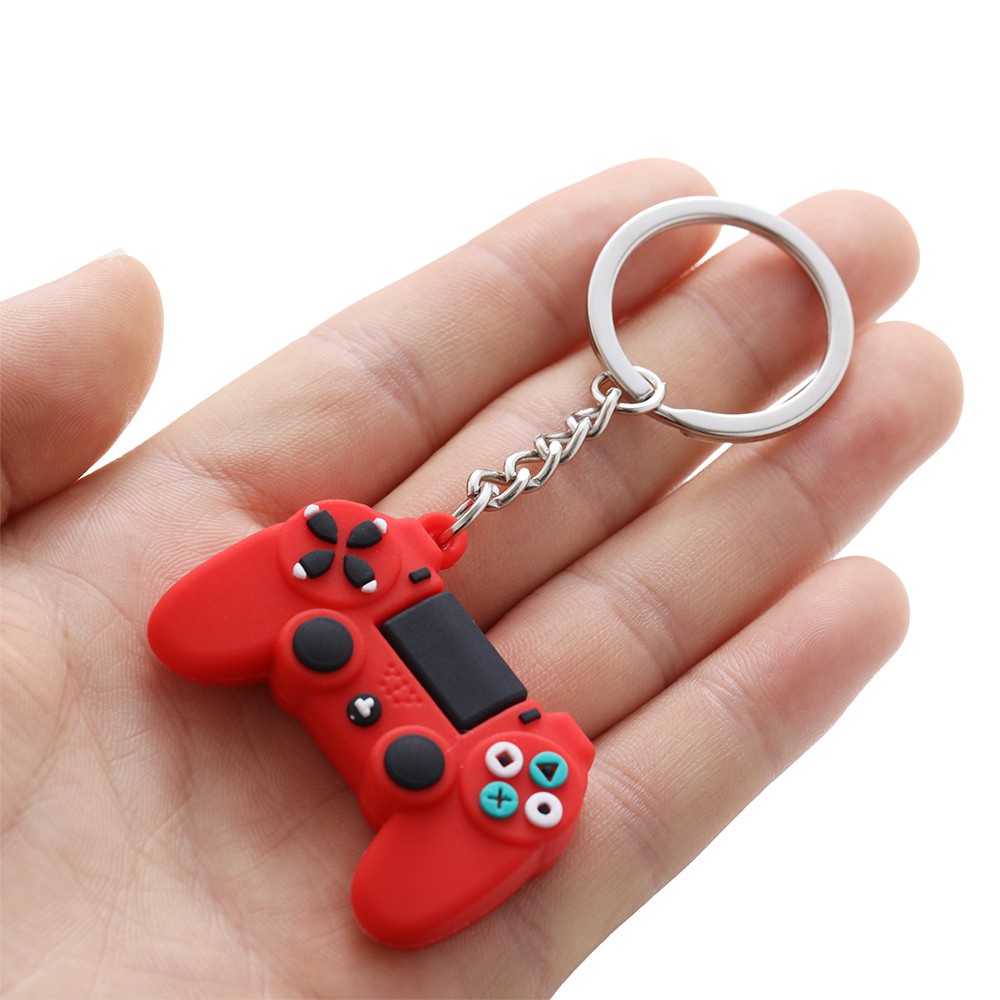Móc Chìa Khóa Hình Tay Cầm Chơi Game Bằng Silicon Mềm Nhiều Màu