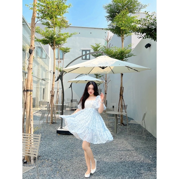 Đầm Nữ BabyDoll Bản Giới Hạn, Đầm Nữ Dáng Xoè Thiết Kế Cao Cấp , Vải Hoa Nhí Lót Đầy Đủ, 2 Màu