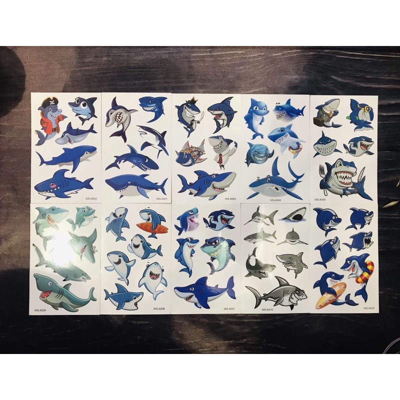 Hình xăm dán hoạt hình cho bé