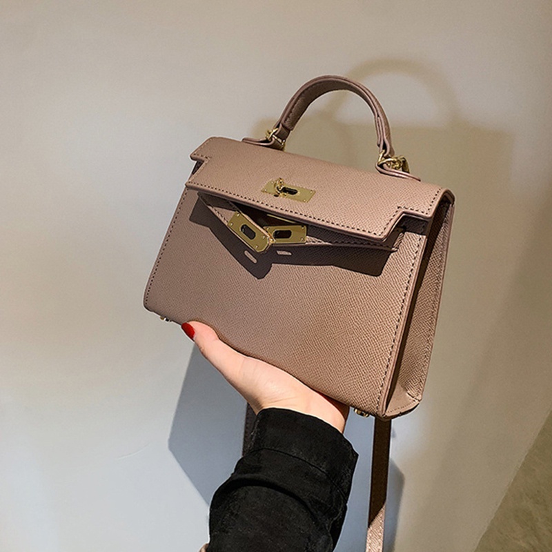 Túi đeo chéo vai IELGY màu trơn thanh lịch cho nữ