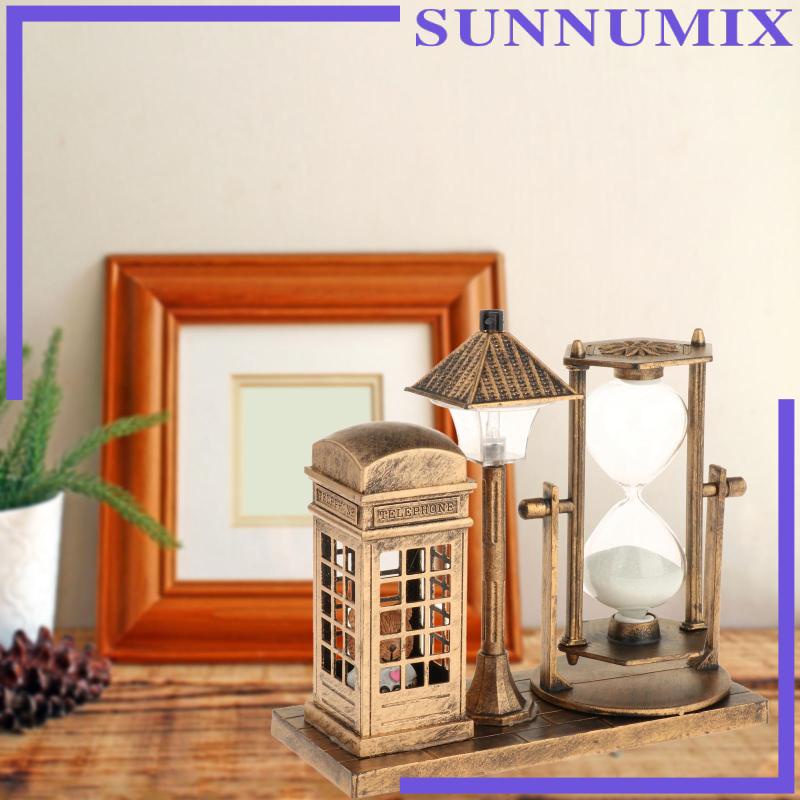 Đồng Hồ Cát Thủy Tinh Để Bàn Phong Cách Vintage