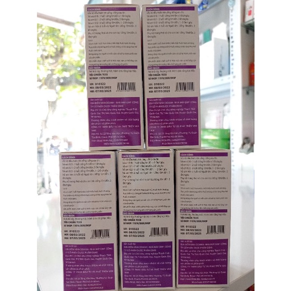 COLEUSCIN 500- Siro Giúp Bổ Phế, Giảm Ho, Tiêu Đờm