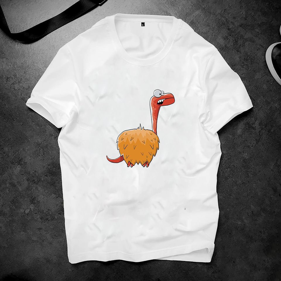 Áo thun unisex in khủng long little tino độc lạ chất vải dày mịn 2019ts622