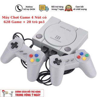 ﹍Máy Chơi Game 4 Nút có CỔNG HDMI 628 Game + 20 trò ps1, máy chơi game sup, máy chơi game 4 nút, máy chơi game cổ điển
