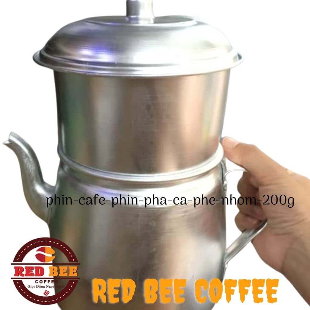 Phin cafe, phin nhôm to phin pha cà phê cỡ lớn 100gram - 200gram