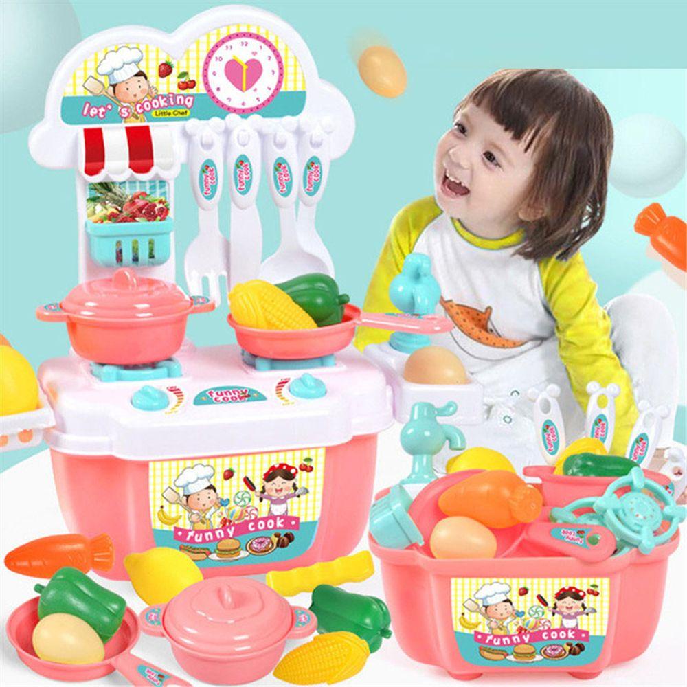 1 Bộ Đồ Chơi Bếp Nấu Ăn Mini Dùng Làm Quà Tặng Cho Bé