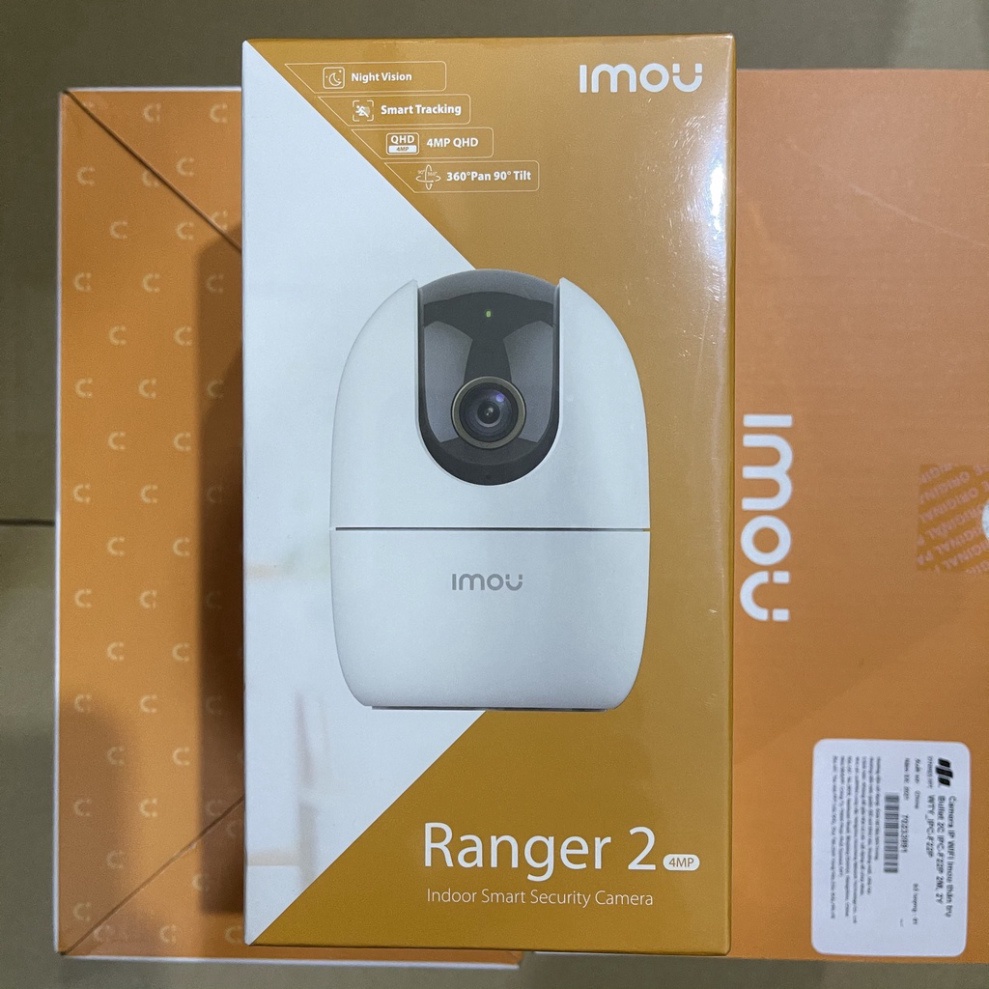 Camera IP WIFI XOAY 360 2M 4M IMOU Ranger2 A42 A42P - A22EP Trong Nhà Còi Hú Báo Động, chính hãng, b