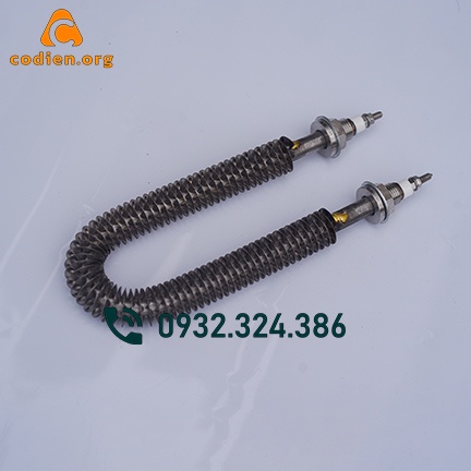 Điện trở sấy khô chữ U, thanh nhiệt có cánh tản nhiệt chiều dài 20cm, 30cm,40cm dùng để sấy khô hoa quả, quần áo,