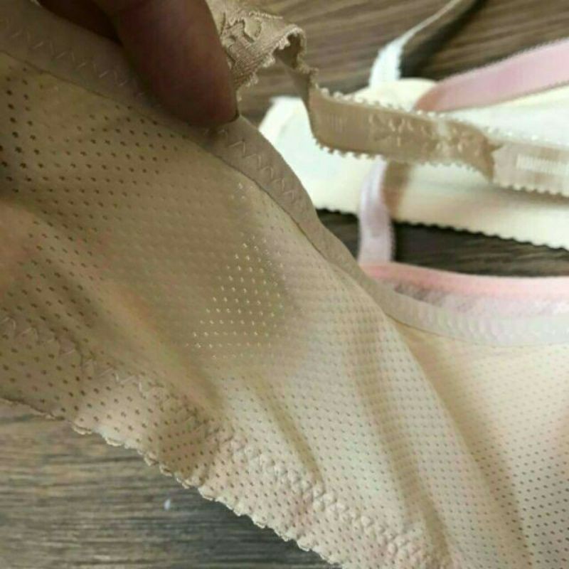 Áo lót bầu cho con bú thông hơi CHUN đệm mỏng không gọng, áo ngực nữ cho phụ nữ mang thai cotton mềm nâng ngực.