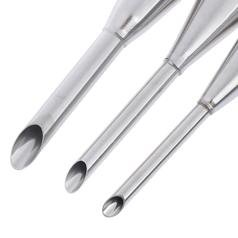 Set 3 Đầu Bắt Kem Trang Trí Bánh Bằng Thép Không Gỉ Tiện Dụng