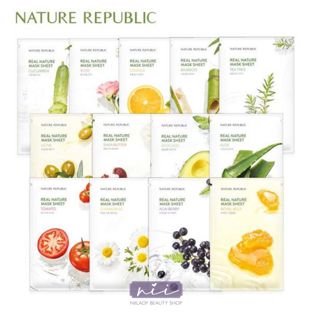 Mặt nạ Nature Republic Real Nature Mask Sheet