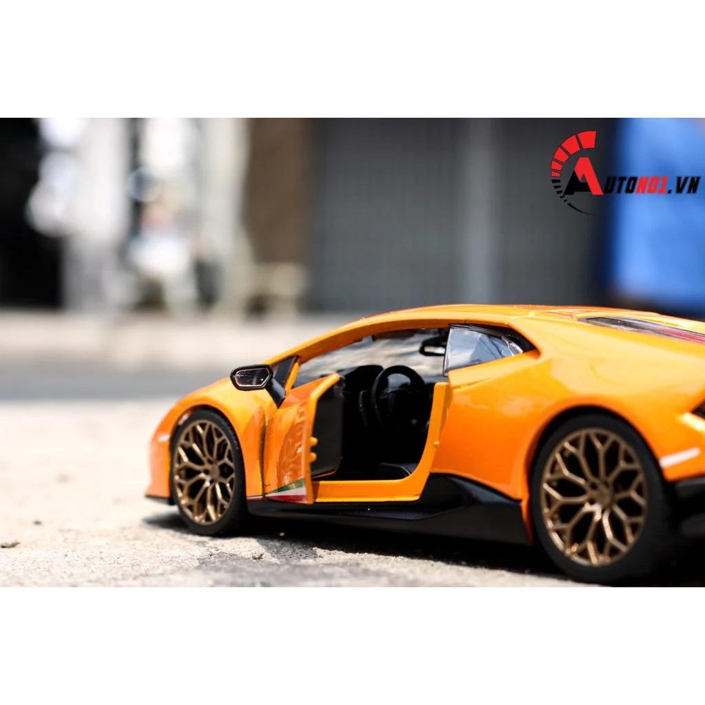 MÔ HÌNH LAMBORGHINI HURACAN PERFORMANTE ORANGE 1:24 BBURAGO 5725