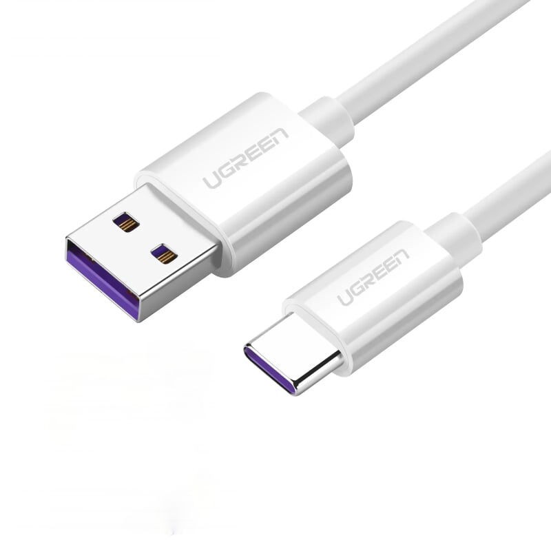 [Mã 99ELHA giảm 7% đơn 300K] Cáp sạc và truyền dữ liệu từ cổng USB 2.0 sang USB type C 5A dài 2m UGREEN US253