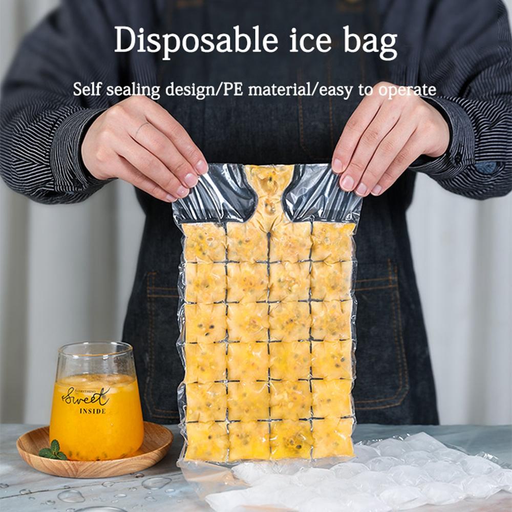 [COD] Túi Làm Đá Bằng PP Cấp Thực Phẩm Tự Đóng Nhanh Trong Suốt Giúp Tiết Kiệm Không Gian